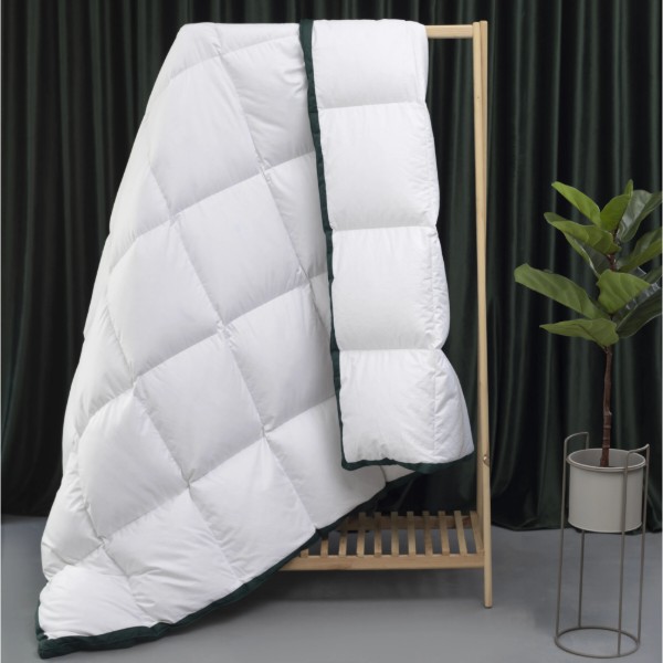 Фото - Набір ковдра полуторна + подушка MirSon № 10008 Imperial Satin Luxe всесезонна 140x205 Гусячий пух + 50x70 (2200010810486)